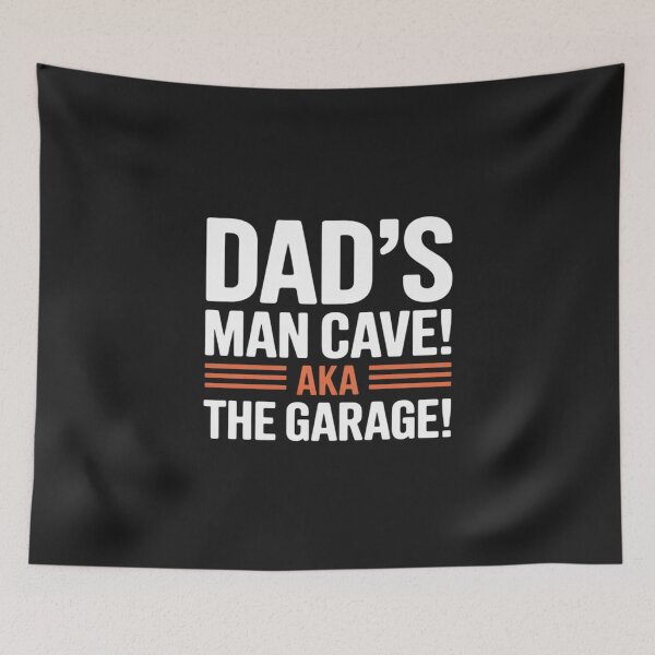 Item preview, 'Dad's Man Cave' phrase designed and sold by Rackaam.