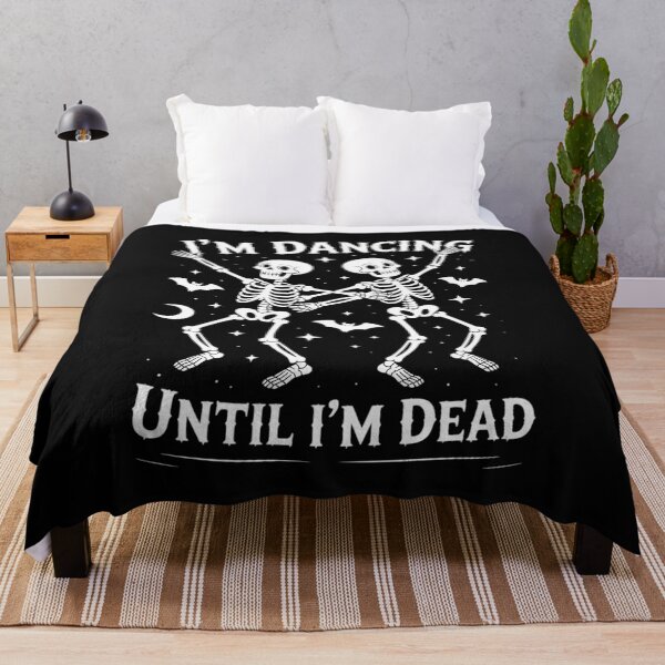 Item preview, Dancing Until I’m Dead Funny Halloween Skeletons Matching designed and sold by Rackaam.