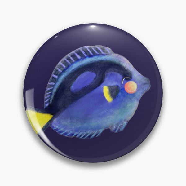 Item preview, Wee Surgeonfish - Cute Watercolor designed and sold by LittleCloudShop.