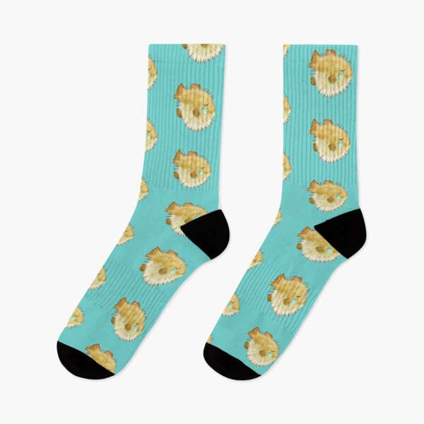 Item preview, Wee Pufferfish - Cute Watercolor designed and sold by LittleCloudShop.