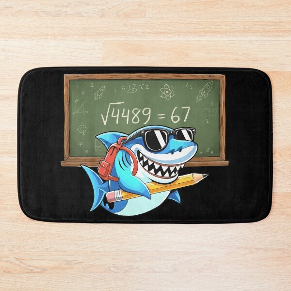Item preview, Cool Math Shark with Chalkboard designed and sold by LashondaGreen89.