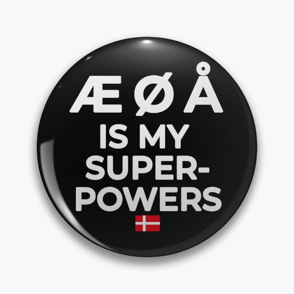 Item preview, Æ Ø Å Danish Language Humor Statement designed and sold by Place-Heritages.