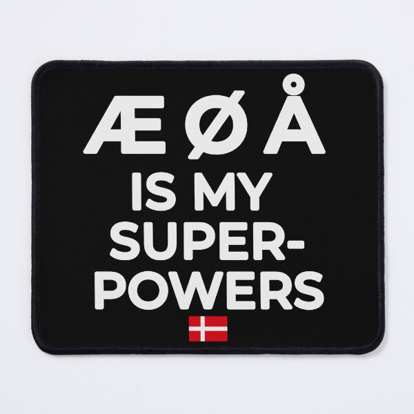Item preview, Æ Ø Å Danish Language Humor Statement designed and sold by Place-Heritages.