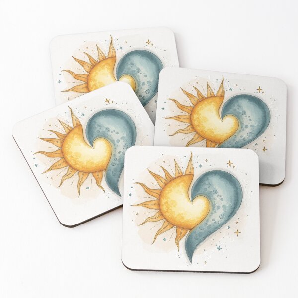 Item preview, Celestial Sun & Moon Hearty designed and sold by PixelNest-Haven.