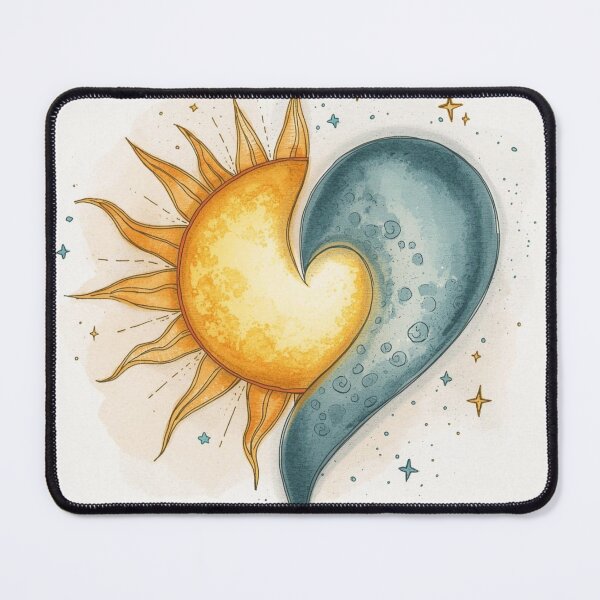 Item preview, Celestial Sun & Moon Hearty designed and sold by PixelNest-Haven.
