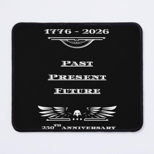 Item preview, Past Present Future, 1776-2026, 250th Anniversary, Simple Patriotic Vintage American designed and sold by digitalbitcraft.