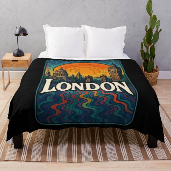 Artikelvorschau, London, England – Trippy Art Travel entworfen und verkauft von TomFrontierArt.