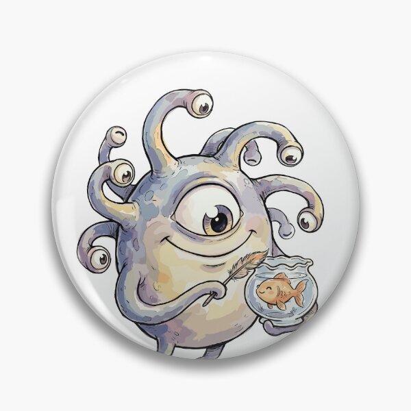 Item preview, Funny DnD RPG Monster: Beholder's Best Friend designed and sold by bapupa.