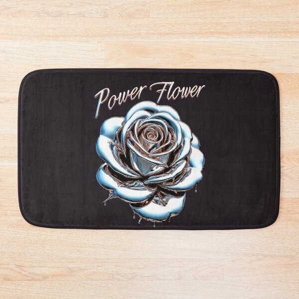 Item preview, Liquid Chrome & Rose Gold Edge - Power Flower Luxe designed and sold by Shift-Bloom.