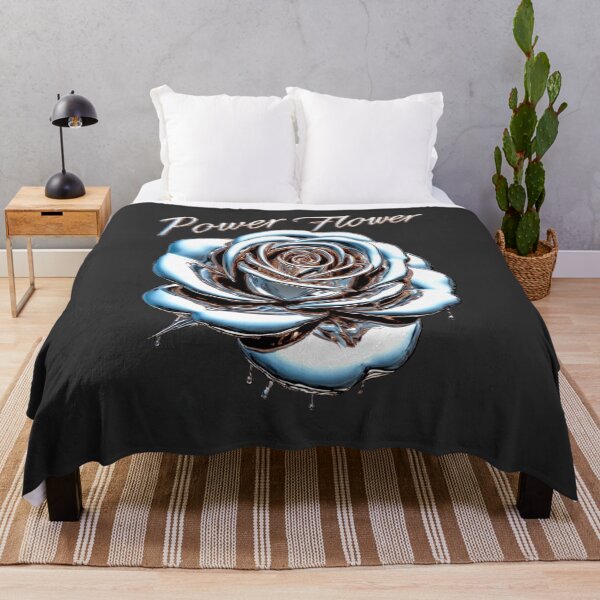 Item preview, Liquid Chrome & Rose Gold Edge - Power Flower Luxe designed and sold by Shift-Bloom.
