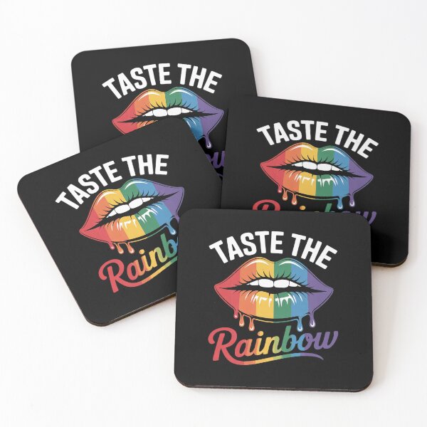 Item preview, Taste The Rainbow Lips LGBTQ Lesbian Gay Pride Homosexual designed and sold by angolinnArt.