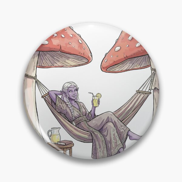 Item preview, Funny DnD RPG Monster: Drow's Day Off designed and sold by bapupa.