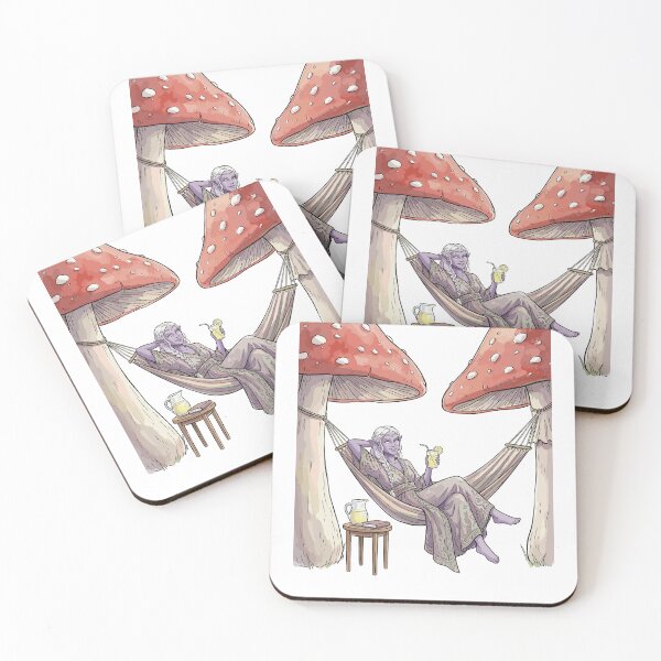 Item preview, Funny DnD RPG Monster: Drow's Day Off designed and sold by bapupa.