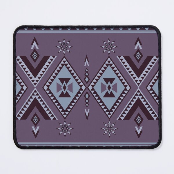 Item preview, Contemporary ethnic tribal pattern in dark purple tones. designed and sold by Nengsang.