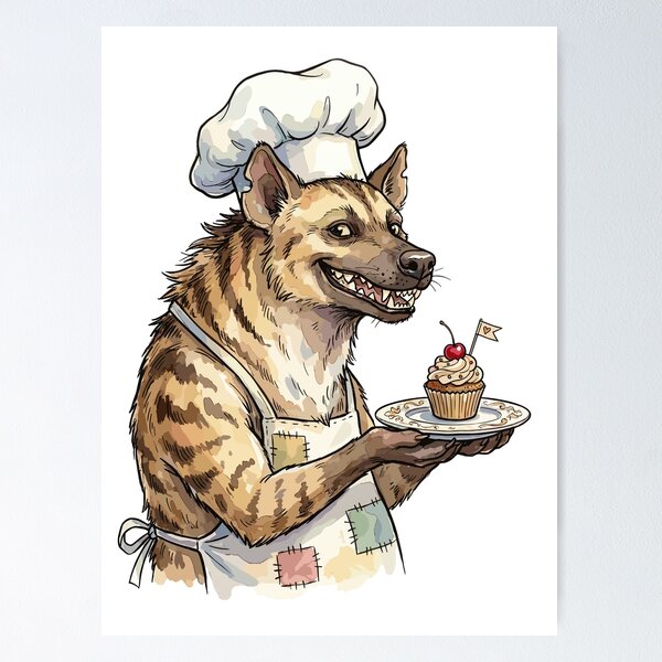 Item preview, Funny DnD RPG Monster: Gnoll's Gourmet Grub designed and sold by bapupa.