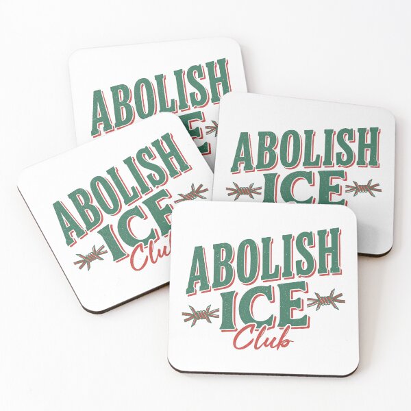Item preview, Vintage Abolish ICE Club Political Activist Typography designed and sold by zzz888.