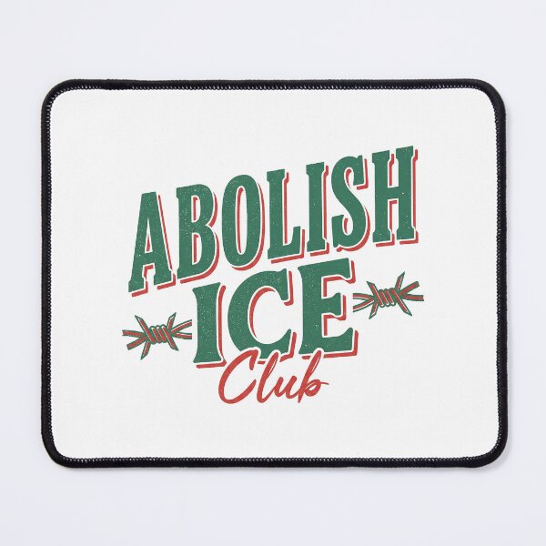 Item preview, Vintage Abolish ICE Club Political Activist Typography designed and sold by zzz888.