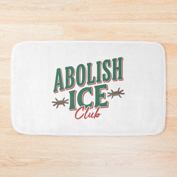 Item preview, Vintage Abolish ICE Club Political Activist Typography designed and sold by zzz888.