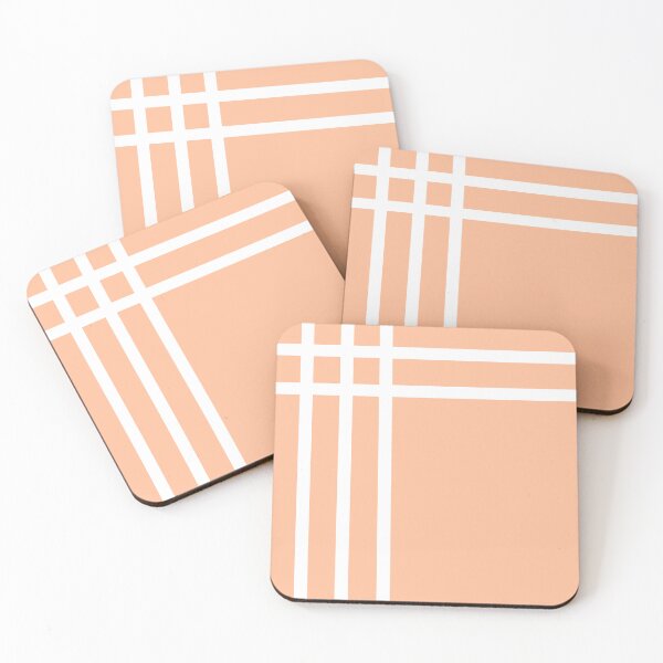 Item preview, Abstract Line Art in Peach Fuzz designed and sold by Pattern&Pixel.
