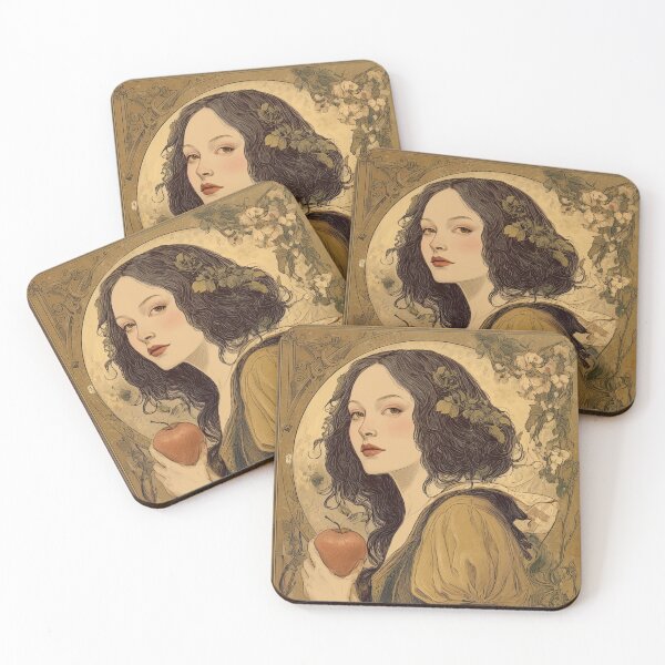 Item preview, Snow White – Vintage Fairy Tale Book Illustration designed and sold by GildedPagesCo.