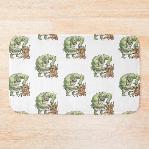Item preview, Funny DnD RPG Monster: Grumpy Orc Barista designed and sold by bapupa.