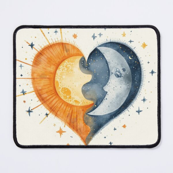 Item preview, Mystical Celestial Valentine Art designed and sold by PixelNest-Haven.