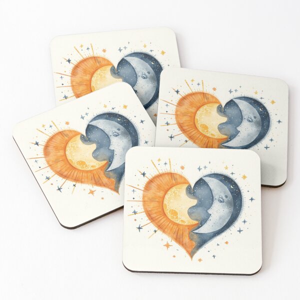 Item preview, Mystical Celestial Valentine Art designed and sold by PixelNest-Haven.