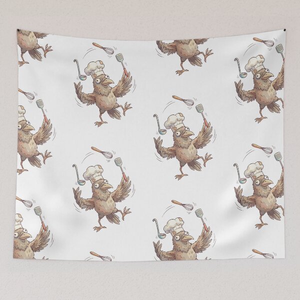 Item preview, Funny DnD RPG Monster: Kenku's Kitchen Chaos designed and sold by bapupa.