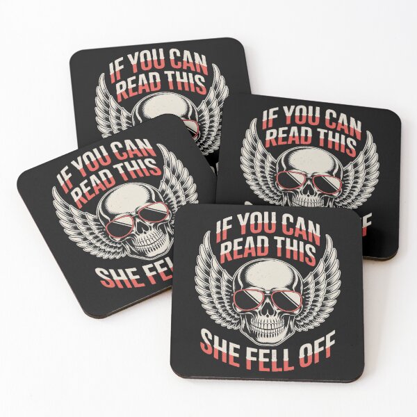 Item preview, Funny Biker Motorcycle If You Can Read This She Fell designed and sold by Tatianamiobi.