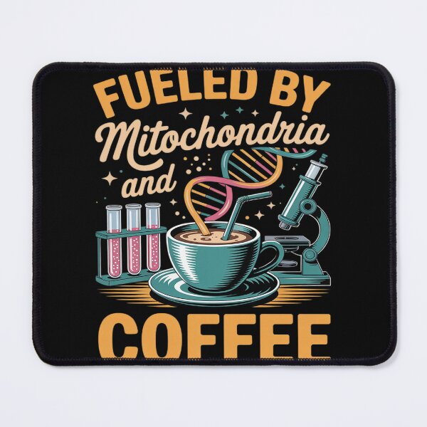 Item preview, Funny Biology Teacher Science Fueled By Mitochondria Coffee designed and sold by Tatianamiobi.