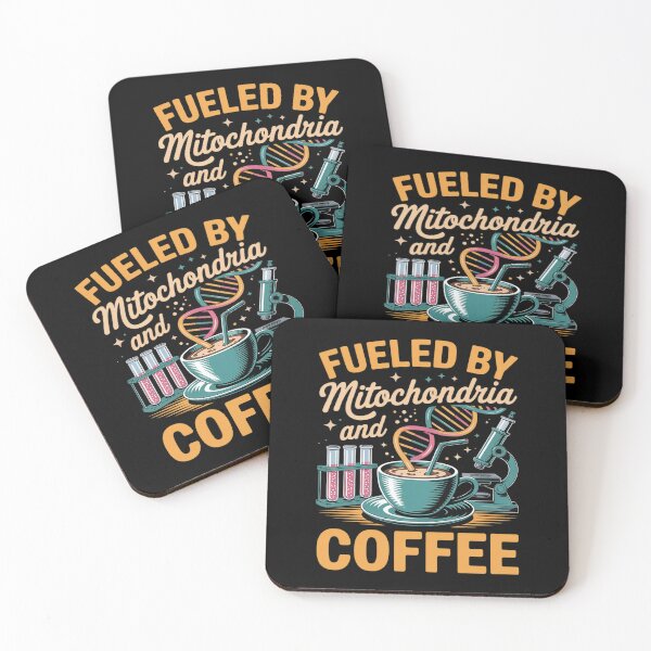 Item preview, Funny Biology Teacher Science Fueled By Mitochondria Coffee designed and sold by Tatianamiobi.