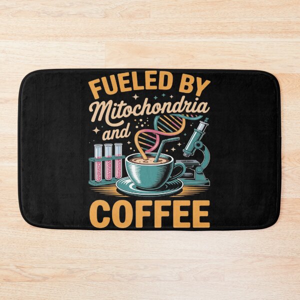 Item preview, Funny Biology Teacher Science Fueled By Mitochondria Coffee designed and sold by Tatianamiobi.