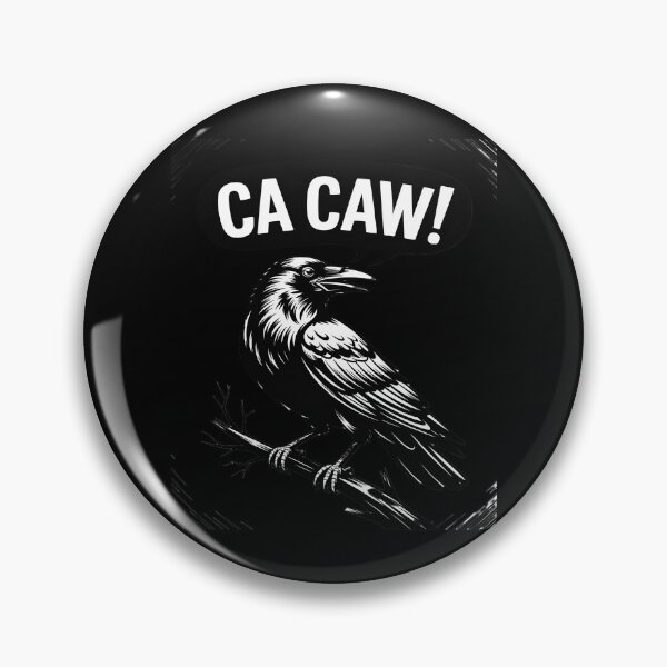 Item preview, Funny Blackbird Crow Ca Caw Bird Watching designed and sold by Tatianamiobi.