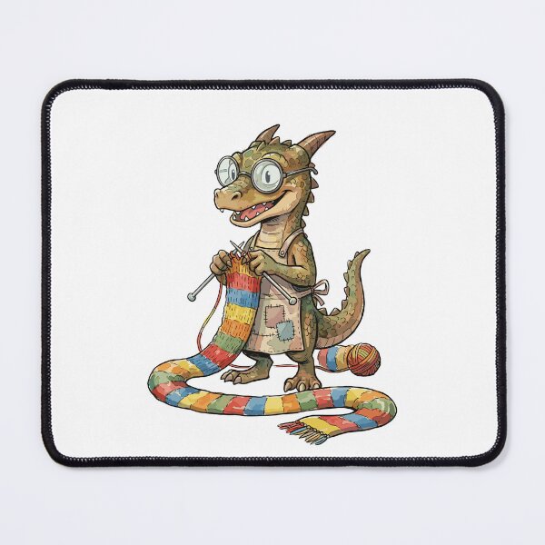 Item preview, Funny DnD RPG Monster: Kobold's Cozy Knitting designed and sold by bapupa.