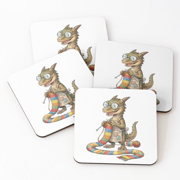 Item preview, Funny DnD RPG Monster: Kobold's Cozy Knitting designed and sold by bapupa.