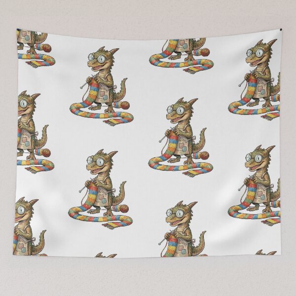 Item preview, Funny DnD RPG Monster: Kobold's Cozy Knitting designed and sold by bapupa.