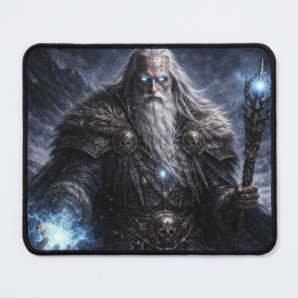 Item preview, Ancient Frost God – Master of Ice and Storm designed and sold by photoparadise22.