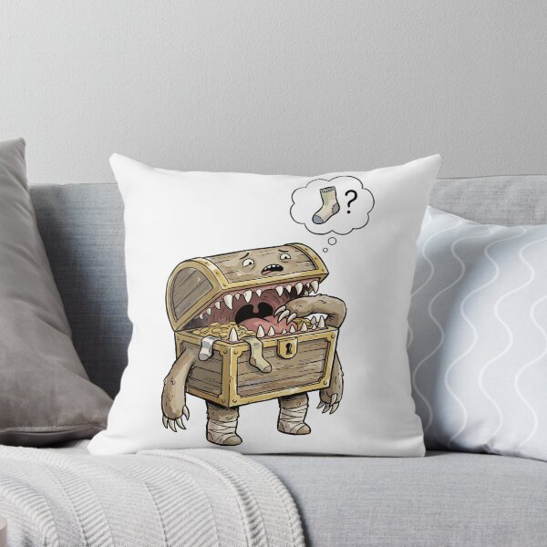 Item preview, Funny DnD RPG Monster: Mimic's Missing Sock designed and sold by bapupa.