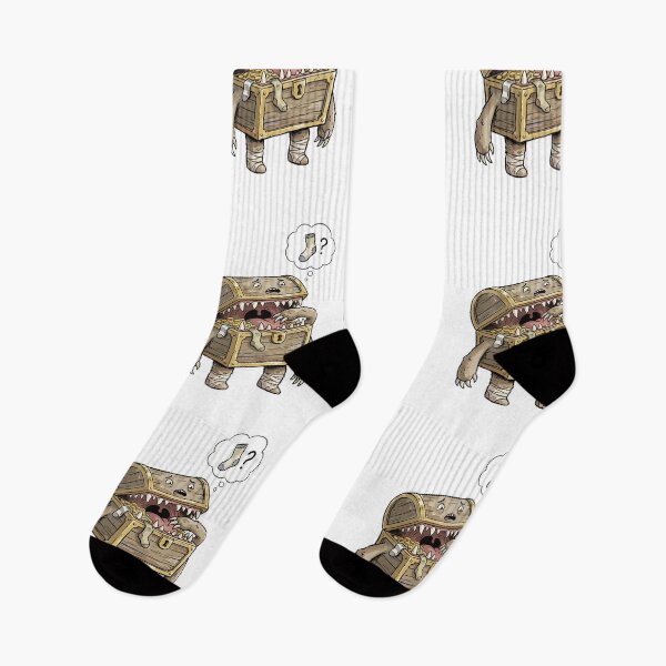 Item preview, Funny DnD RPG Monster: Mimic's Missing Sock designed and sold by bapupa.