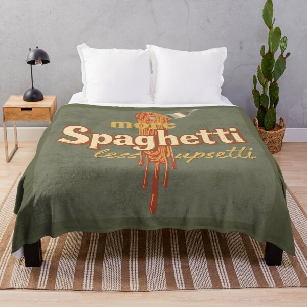 Item preview, More Spaghetti Less Upsetti Bold Italian Pasta Art designed and sold by PROPera-design.