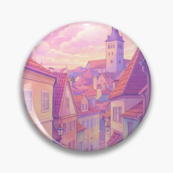 Item preview, Pastel Dream of Tallinn Old Town designed and sold by mindmadecrafts.