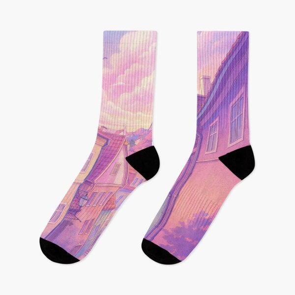 Item preview, Pastel Dream of Tallinn Old Town designed and sold by mindmadecrafts.