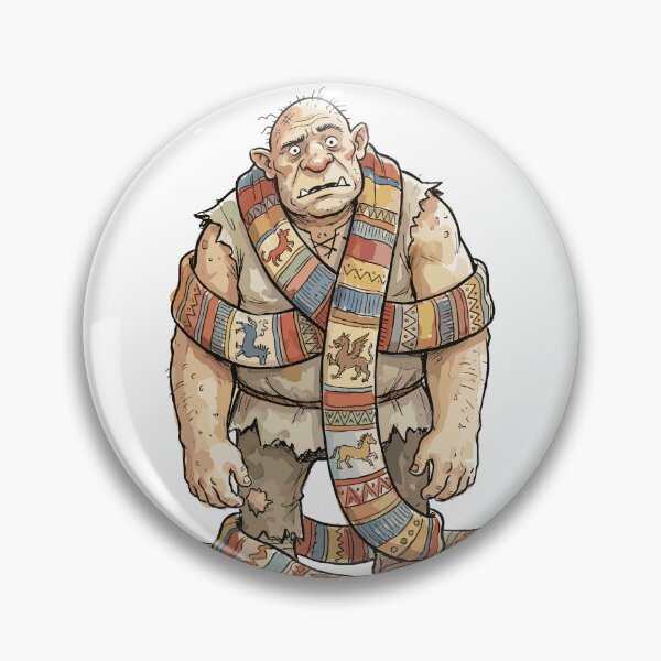 Item preview, Funny DnD RPG Monster: Ogre's Oversized Scarf designed and sold by bapupa.