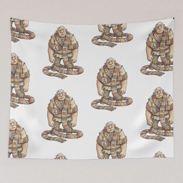 Item preview, Funny DnD RPG Monster: Ogre's Oversized Scarf designed and sold by bapupa.