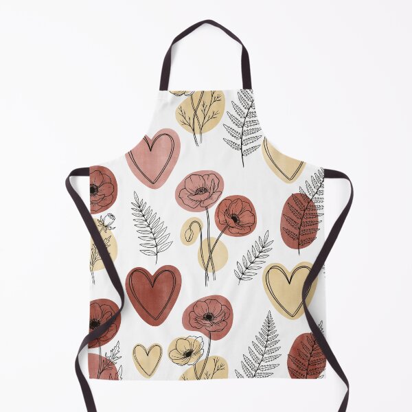 Artikelvorschau, Nahtloses Boho-Aquarell-Blumen- und Herzmuster-Grafikhintergrund entworfen und verkauft von DiNata.