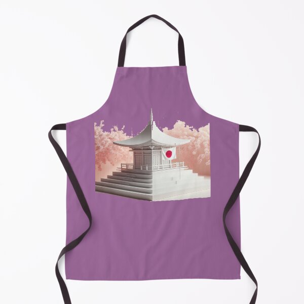 Item preview, 3D Temple Label – Japan Flag Minimal Art , designed and sold by PaintMeWorld.