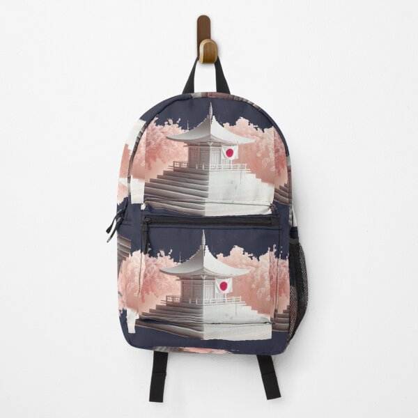 Item preview, 3D Temple Label – Japan Flag Minimal Art , designed and sold by PaintMeWorld.