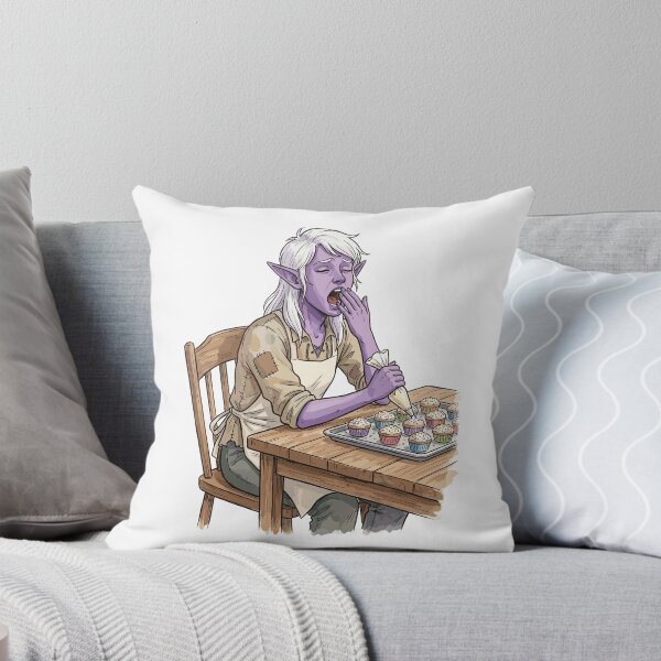 Item preview, Funny DnD RPG Monster: Sleepy Drow Baker designed and sold by bapupa.