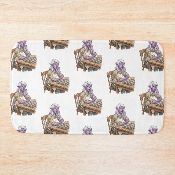 Item preview, Funny DnD RPG Monster: Sleepy Drow Baker designed and sold by bapupa.