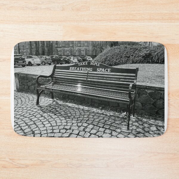 Item preview, black and white bench in Greenock designed and sold by RJW Images.